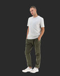 Herno LAMINAR T-SHIRT WITH POCKET IN COMPACT JERSEY WITH NYLON DETAILS Ice JG00027UL520001250