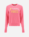 Herno GLOBE SWEATER IN ORGANIC COTTON BOUCLÉ Funky Pink MG00001DG720384210