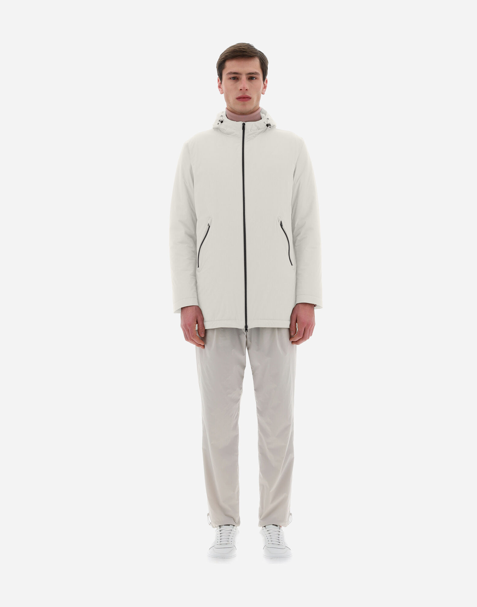 ジャケット・アウター HERNO RESORT PACKABLE TRAVEL JACKET 46 Herno Resort Packable Travel Jacket 46 Hooded Down Coat