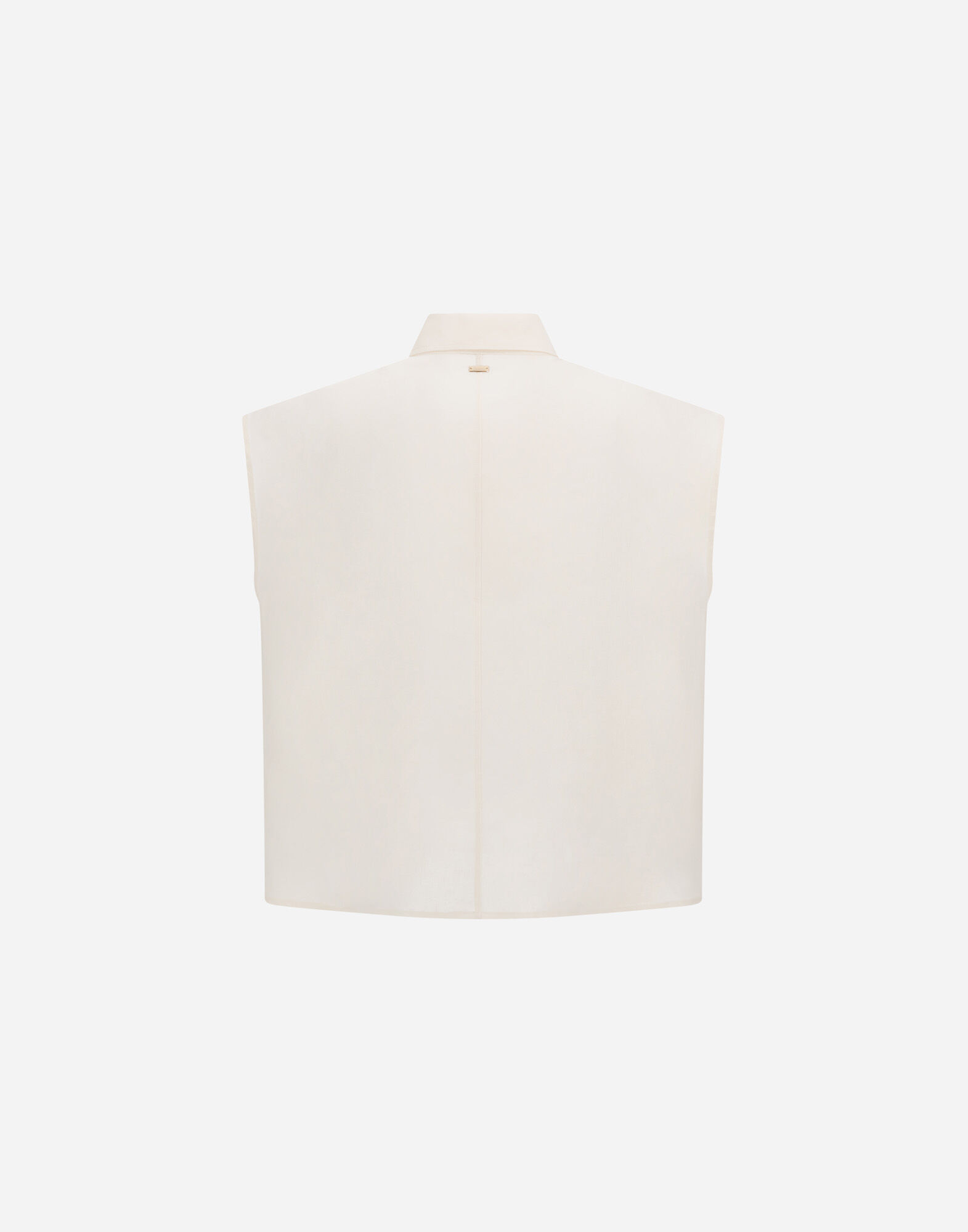 CPG ノースリーブ ニット シャツ ホワイト レディース ニューリネン ノースリーブシャツ ホワイト | Herno® (ヘルノ)