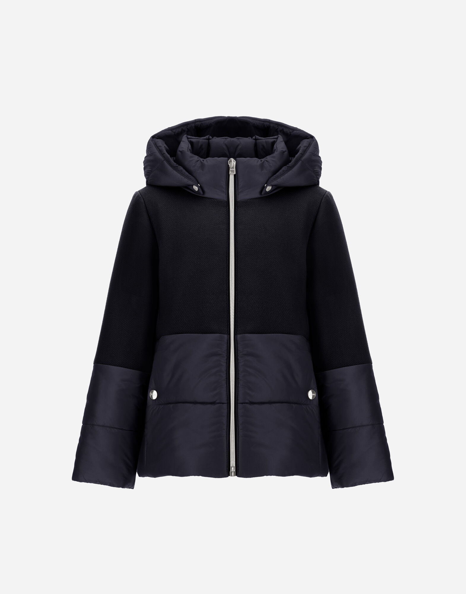 女児 CAPE IN ECOWOOL AND NYLON ULTRALIGHT ニューブルー Herno