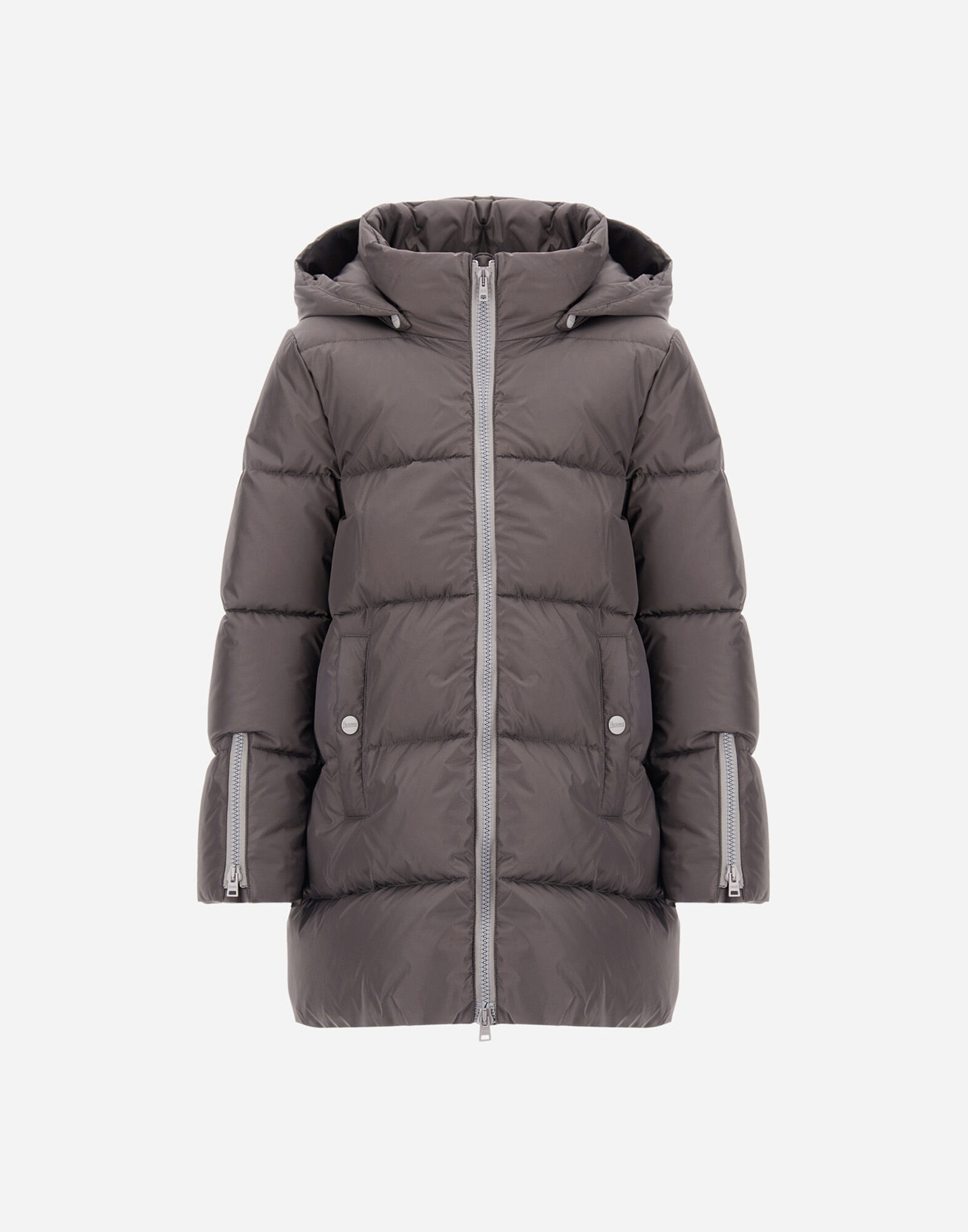 女児 A-SHAPE JACKET IN NYLON CHAMONIX グレー Herno® (ヘルノ)