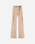 Herno BI-STRETCH LUREX WOOL TROUSERS Chantilly PT000153D334671985