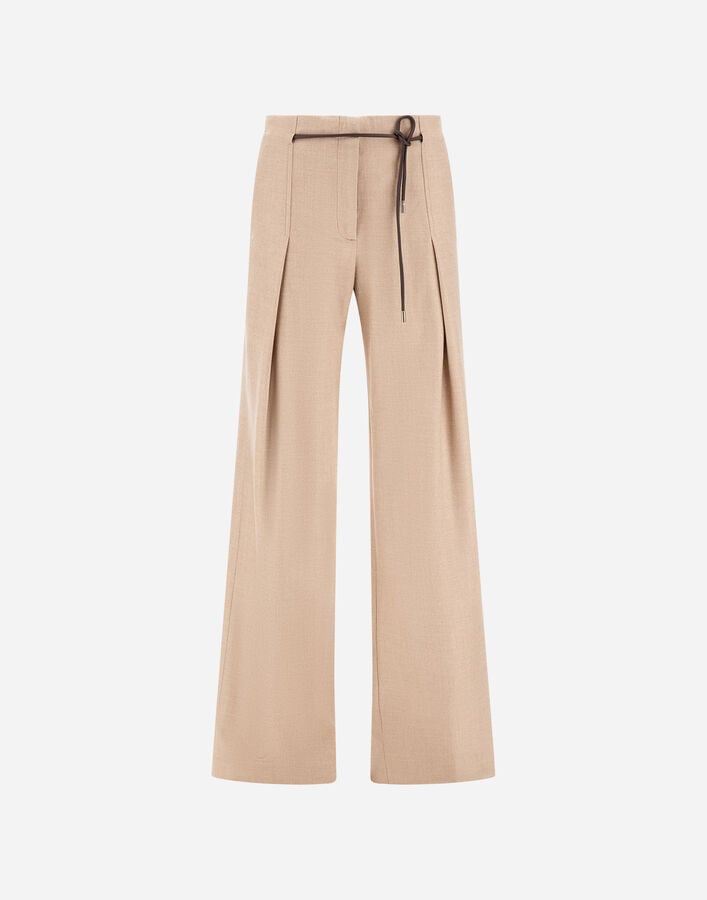 TROUSERS IN BI-STRETCH LUREX WOOL Herno Herno TROUSERS IN BI-STRETCH LUREX WOOL Chantilly PT000153D334671985