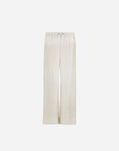 Herno RESORT TROUSERS IN CHECK LINEN White PT00041DR171411000