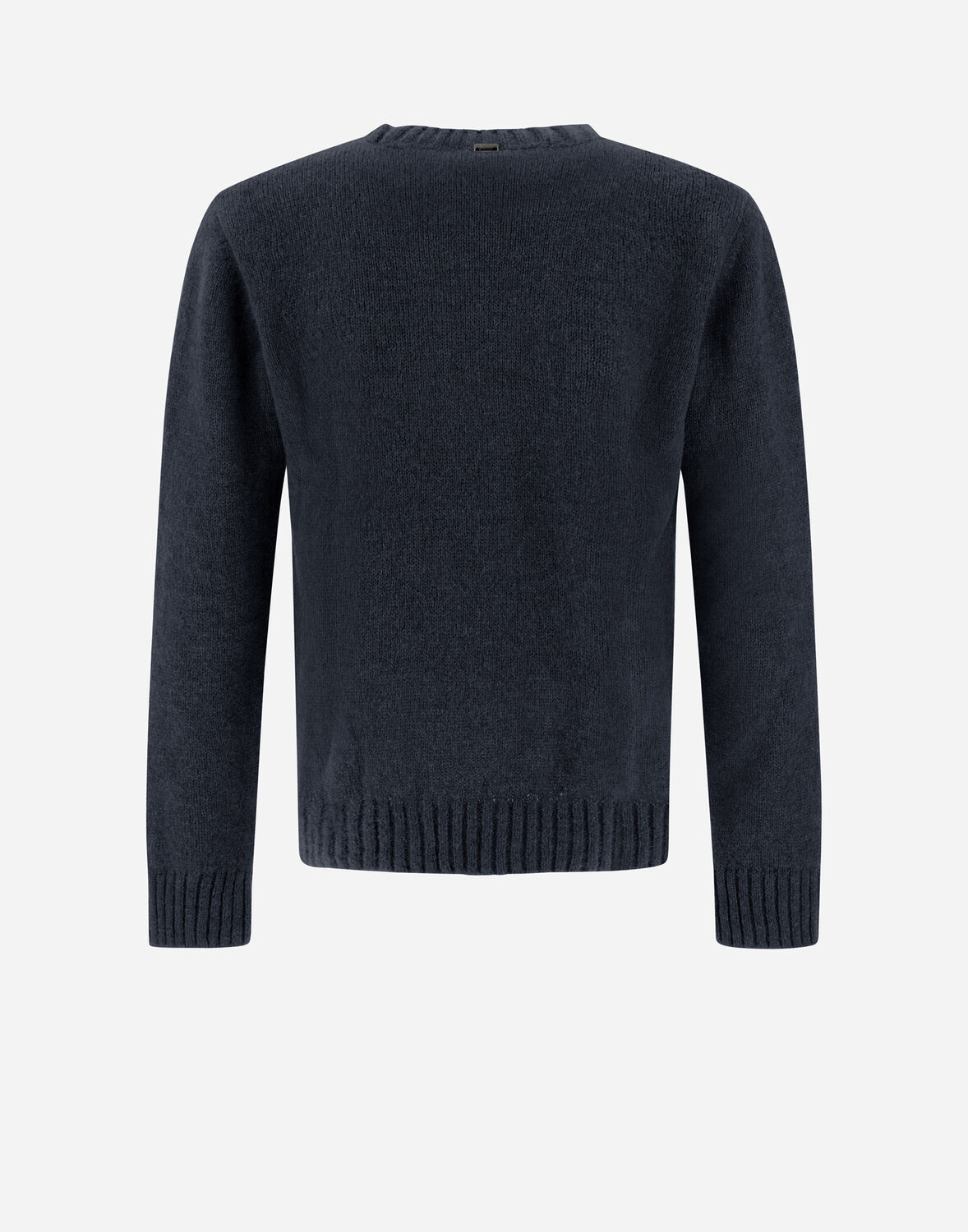 Herno プレーン アルパカ ウール ニットトップス In Navy Blue