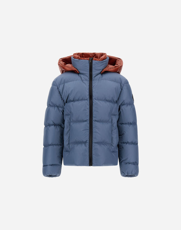 Herno JACKET IN NYLON CHAMONIX AND NYLON ULTRALIGHT Light Blue PI000043X12004Z9097