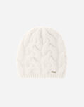 Herno BEANIE IN COMFY INFINITY Cream BER00018D701601010