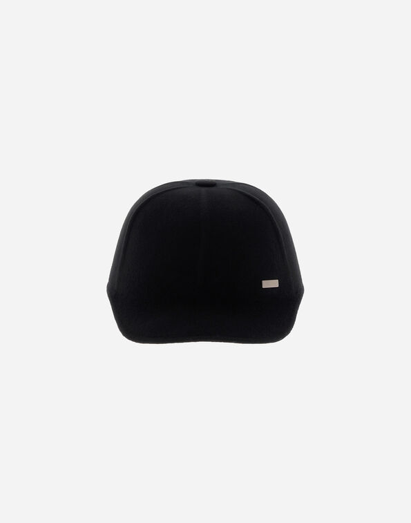 Herno CASUAL WOOL BASEBALL CAP Black BER00055U334969300