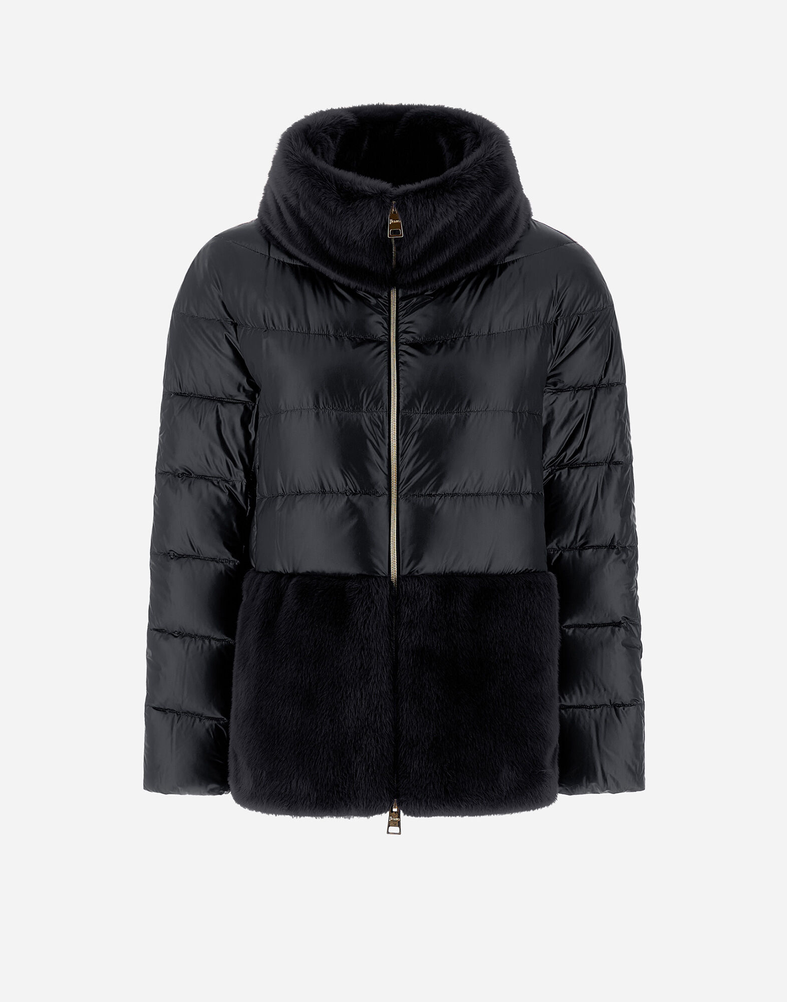 激安商品 LADY NEW AND ULTRALIGHT NYLON IN CAPE FAUX for Black in FUR ジャケット・アウター