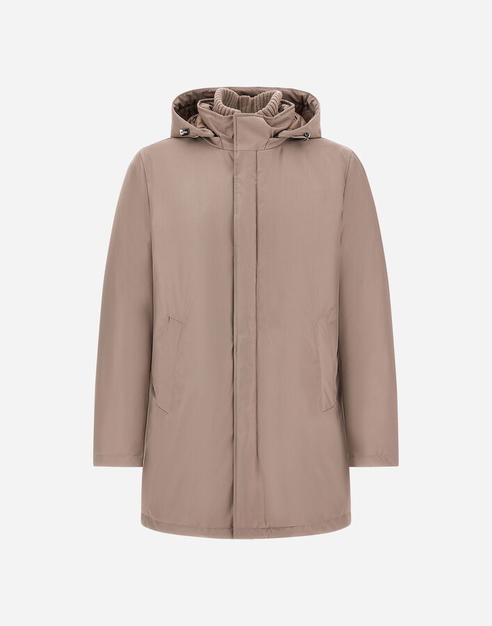 Herno JACKET IN NEW BUSINESS AND NYLON ULTRALIGHT Light Taupe PI001155U126382600