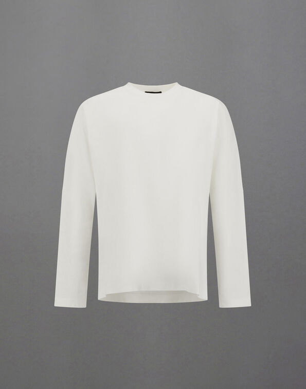 Herno LAMINAR T-SHIRT IN LIGHT MERCERISED COTTON White JG00074UL521321000