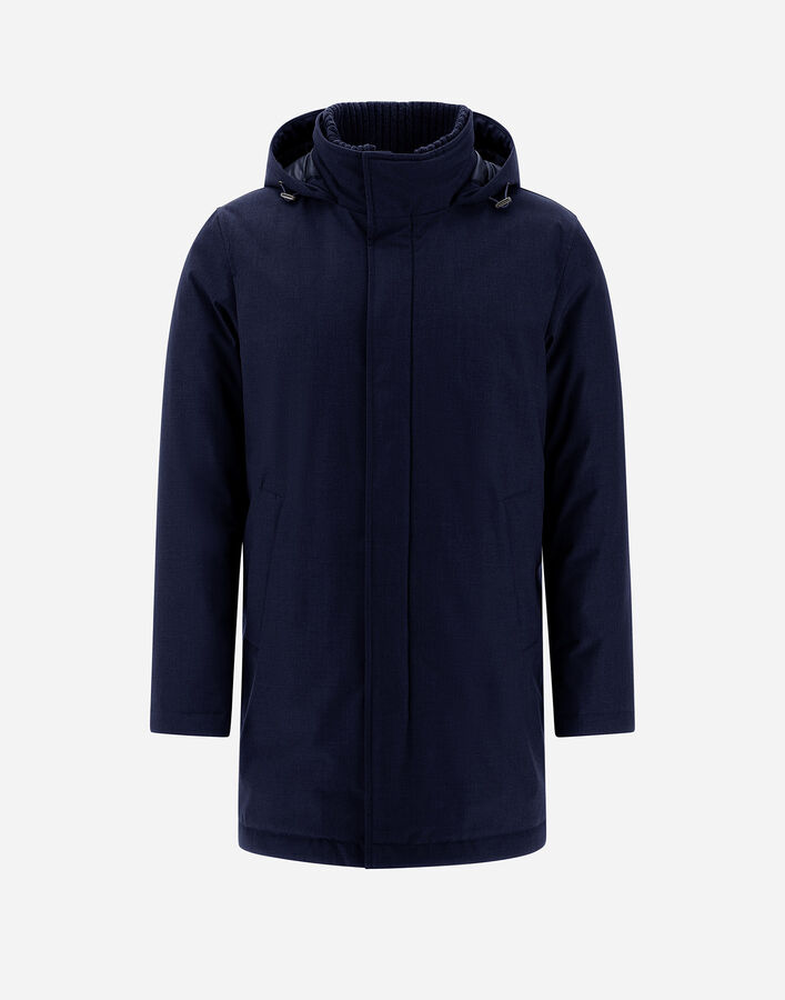 Herno JACKET IN NEW BUSINESS AND NYLON ULTRALIGHT Navy Blue PI001155U126389200