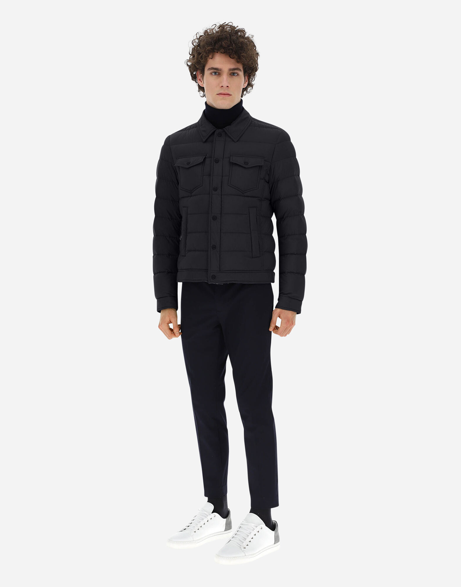 Herno navy jacket hotsell