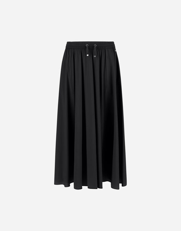 Herno LIGHT NYLON STRETCH SKIRT Black GN000007D12431SZ9300