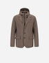 Herno RESORT BLAZER IN NYLON COMFORT STRETCH Dark Taupe GA00018UR12742S2700