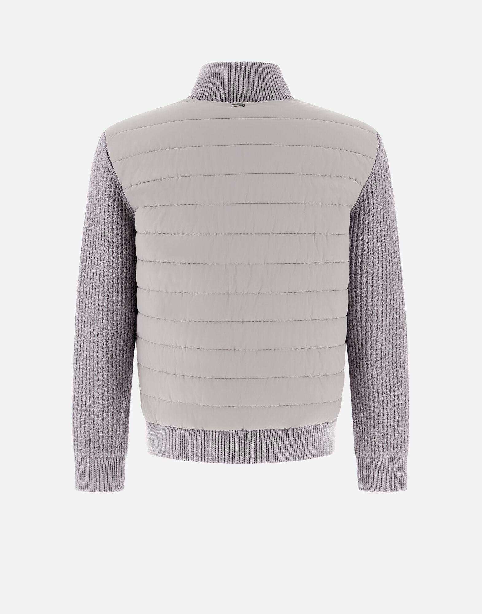RESORT BOMBER JACKET IN LIGHT NYLON STRETCH KNIT in Light Grey for Men Herno