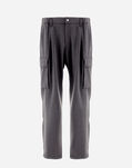Herno TROUSERS IN SOFT WOOL Iron PT000068U126469487