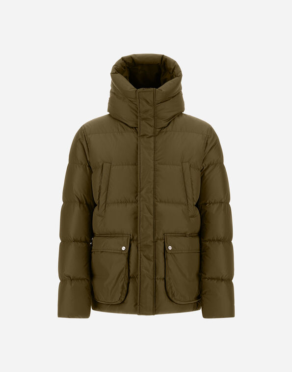 Herno BOMBER JACKET IN NYLON&nbsp;CHAMONIX Military PI001140U12004Z7740
