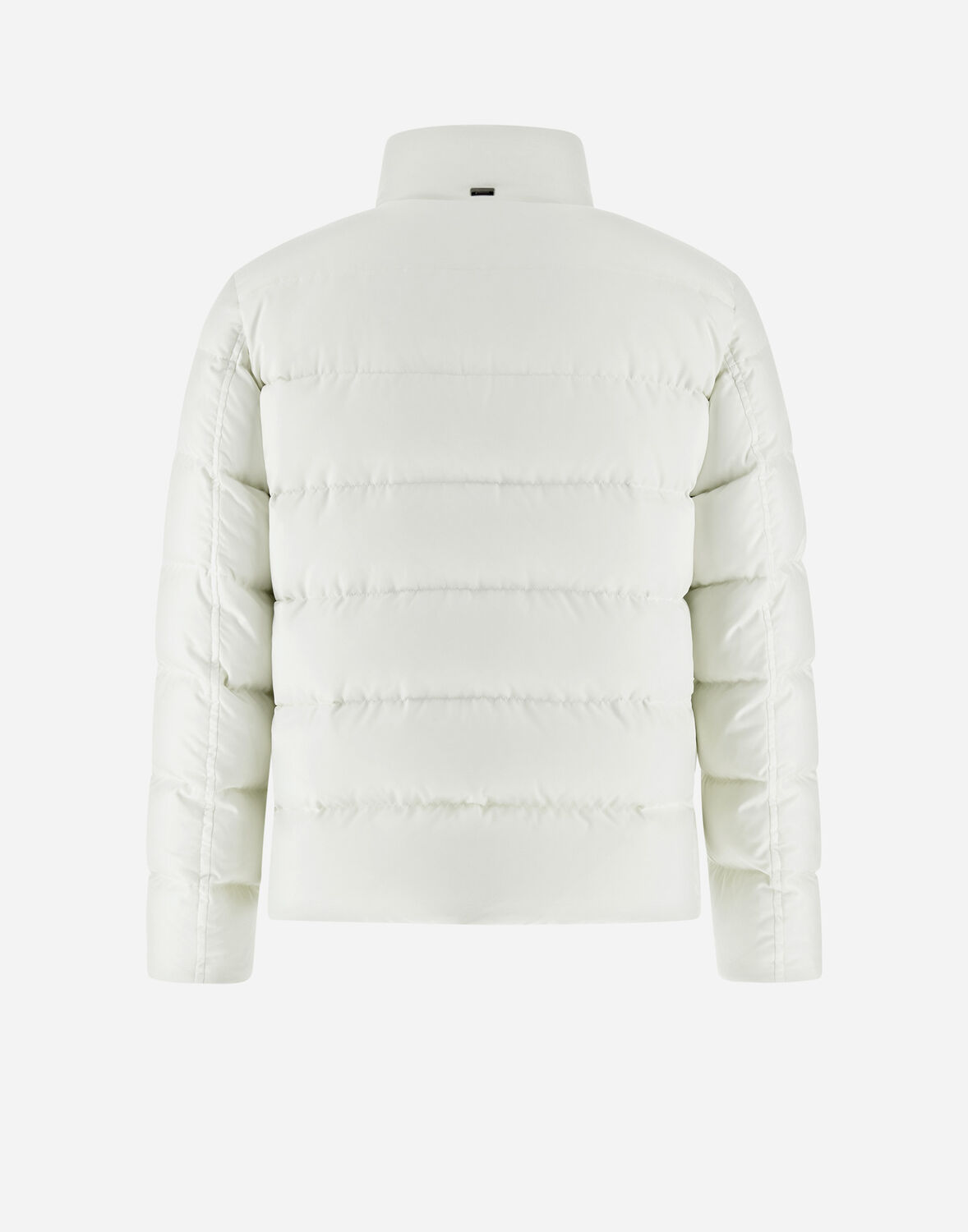 Herno Bomber Jacket In Arendelle And Faux Fur In White