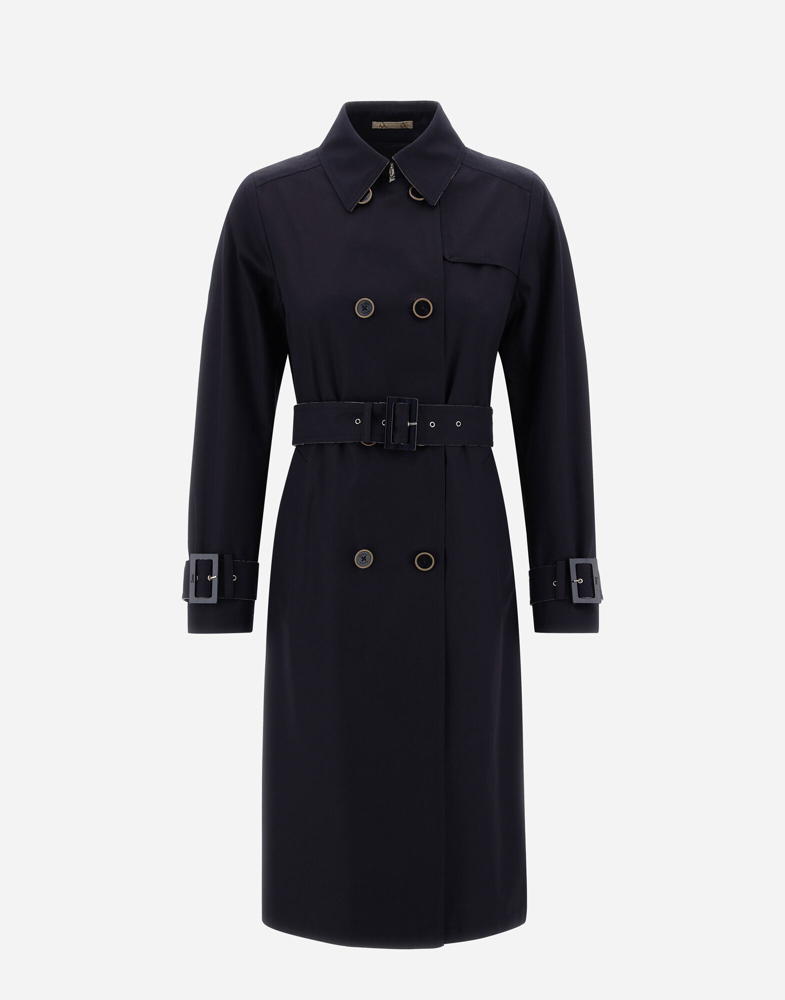 Herno navy coat sales