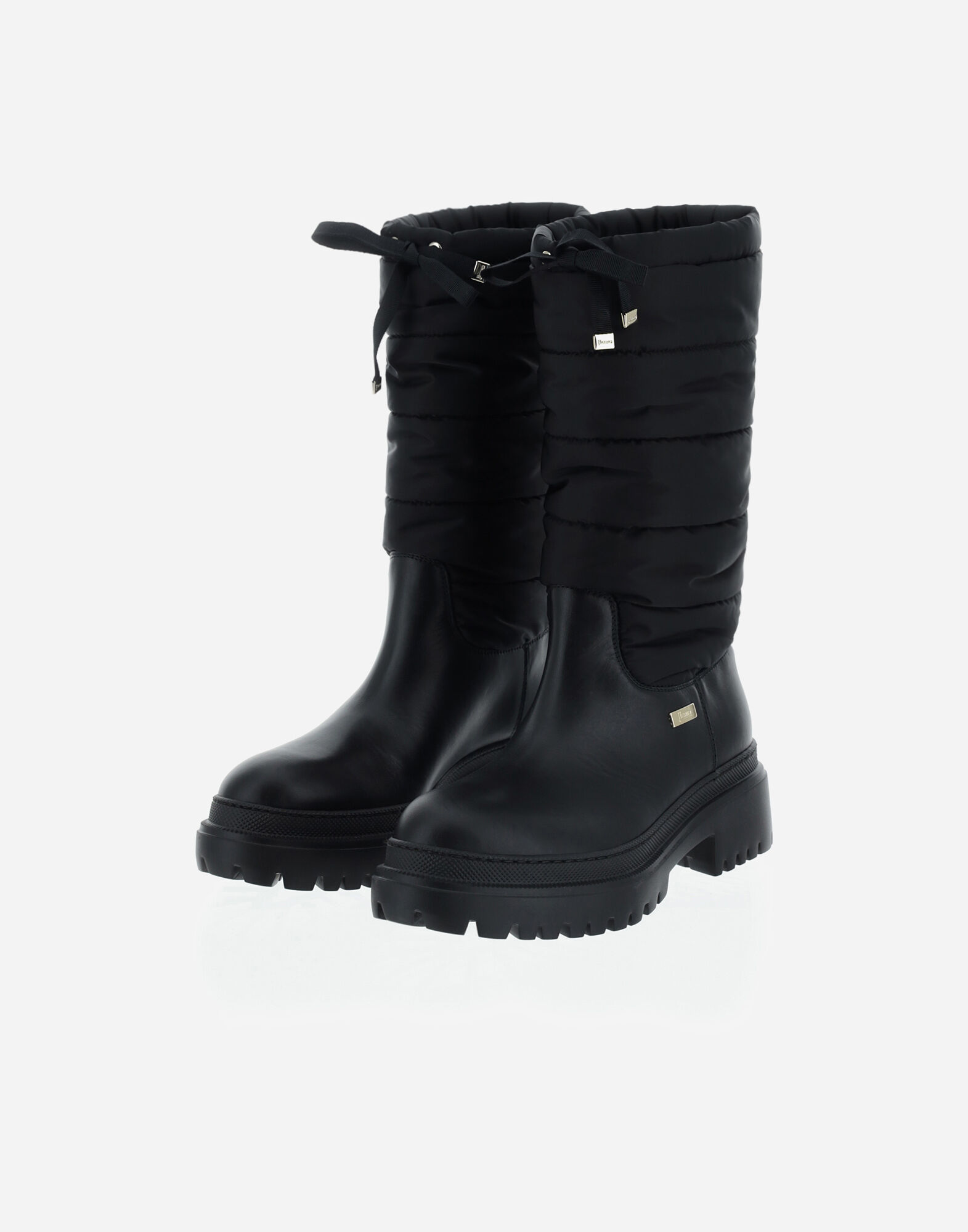 STIVALI IN GOMMA E NYLON in Nero da Donna Herno