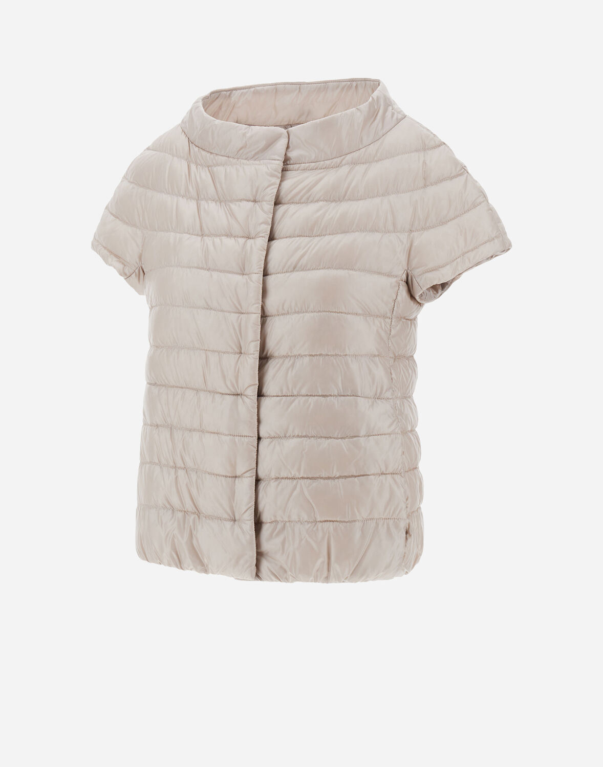 Herno Margherita Chantilly Cape Jacket In Taupe In Chantilly