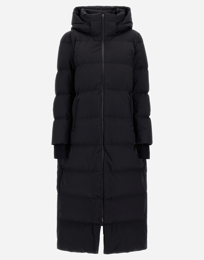 Herno LONG JACKET IN 2-LAYER WINDSTOPPER Black PI002046D128409300