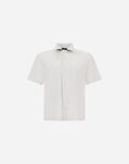 Herno SHORT-SLEEVED SHIRT MADE OF SPRING ULTRALIGHT SCUBA White CM0003UCB12509S1000