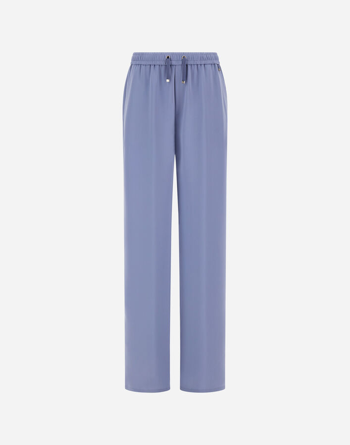 Herno TROUSERS IN LUCENT CADY Light Blue PT000008D12875S9128