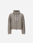Herno RESORT SHORT JACKET IN NYLON ULTRALIGHT Light Grey PI00146DR12017Z9406