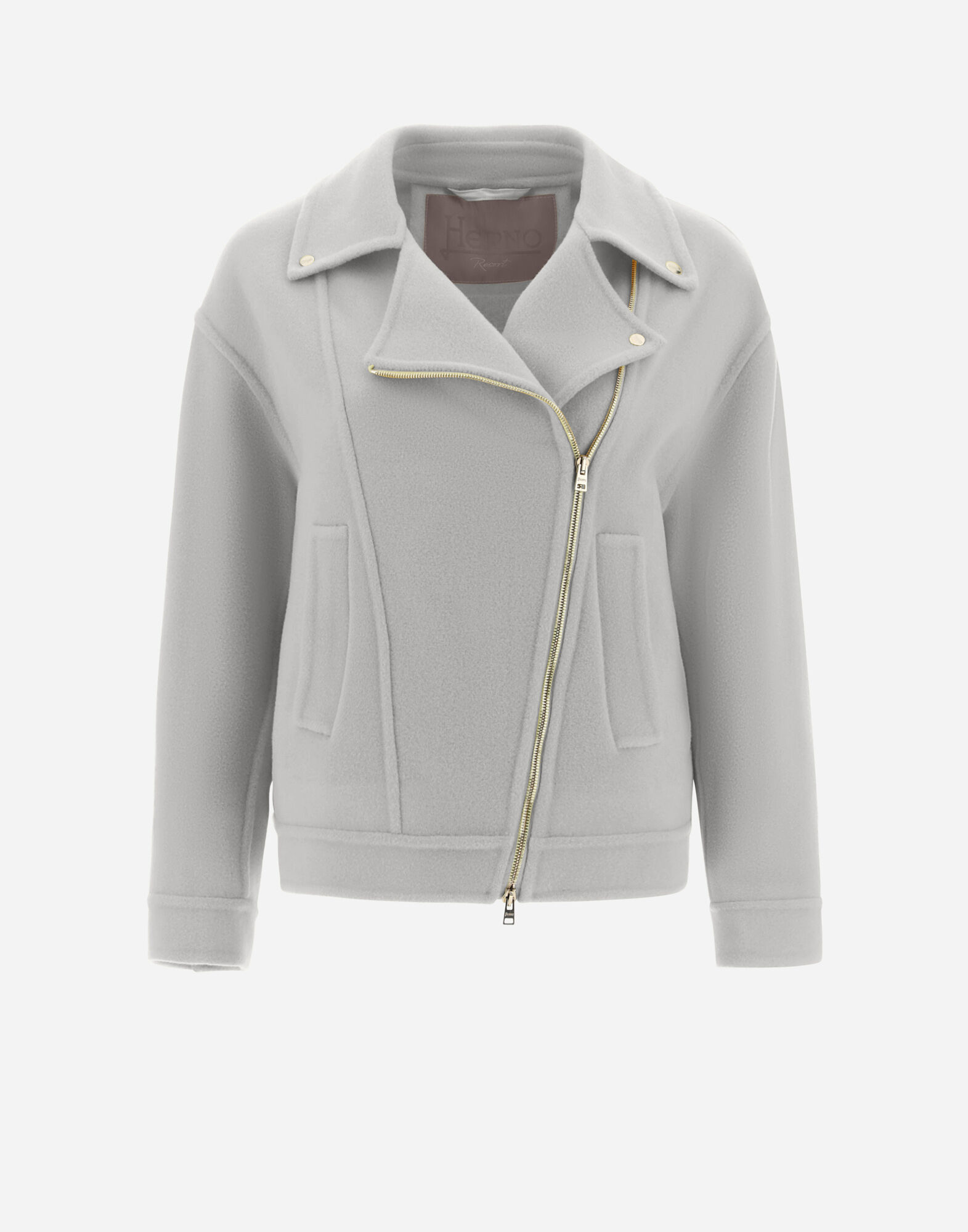 GIUBBOTTO LANA DOUBLE HDM in Chantilly for Women Herno