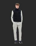 Herno LAMINAR SLEEVELESS JACKET IN NEW IMPACT Dark Blue PI00304UL12590S9290