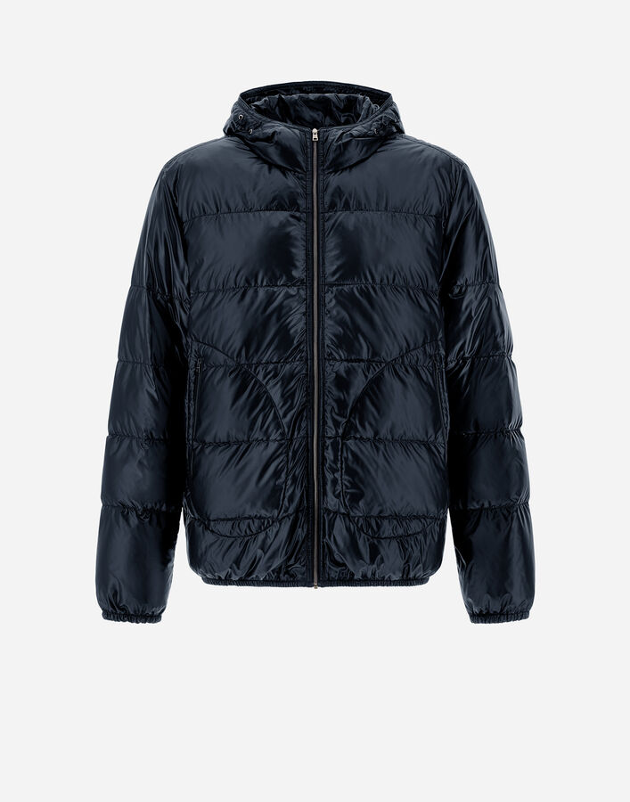 Herno BOMBER JACKET IN NYLON ULTRALIGHT Blue Navy PI001204U120179200