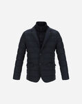 Herno CHAMONIX & DIAGONAL SCUBA BLAZER Navy Blue PI0726U120049200