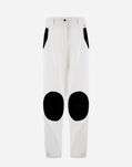 Herno LIGHT COTTON STRETCH AND NYLON ULTRALIGHT TROUSERS White/Black PT000028D13164M011093