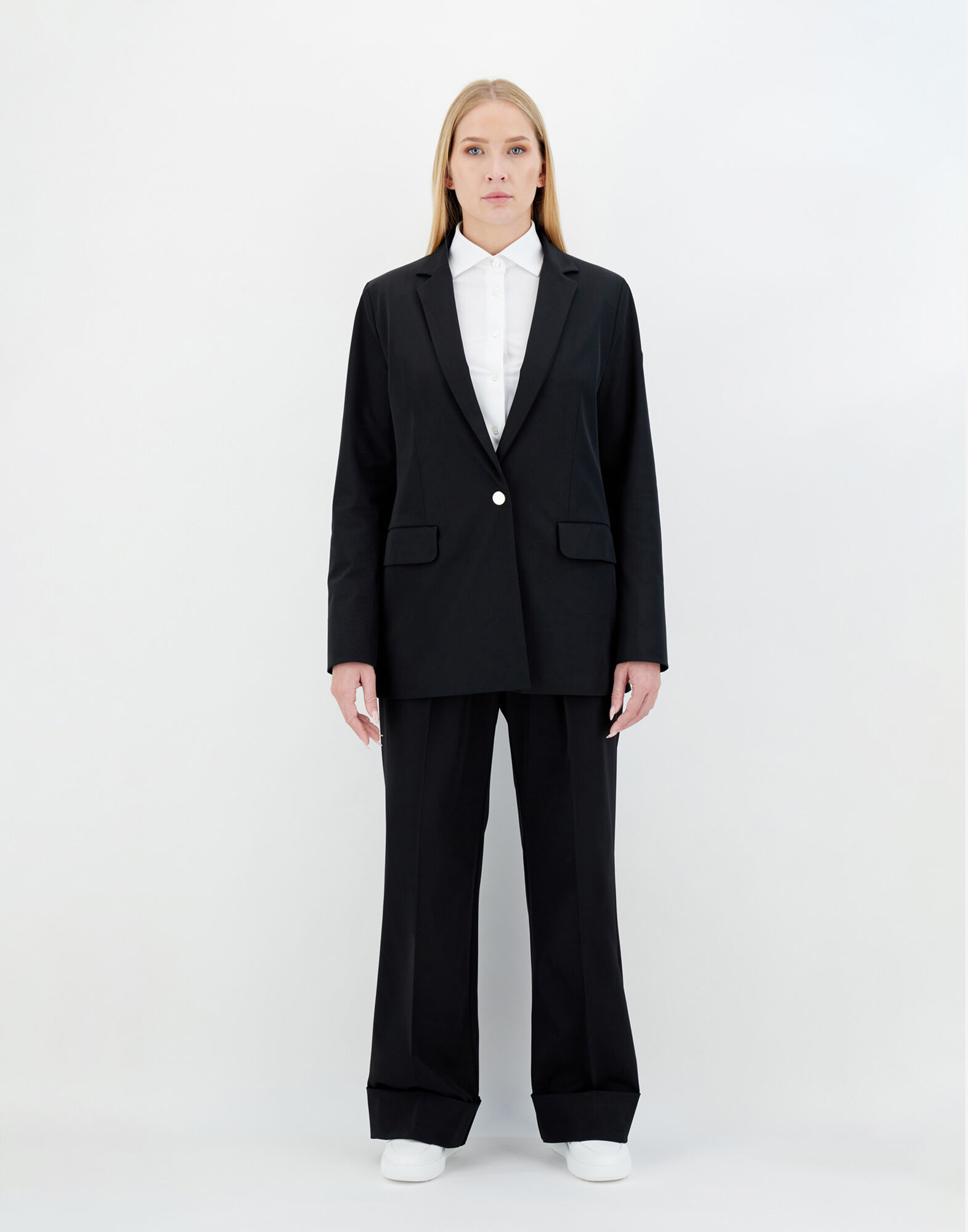 Womens black suit jacket online