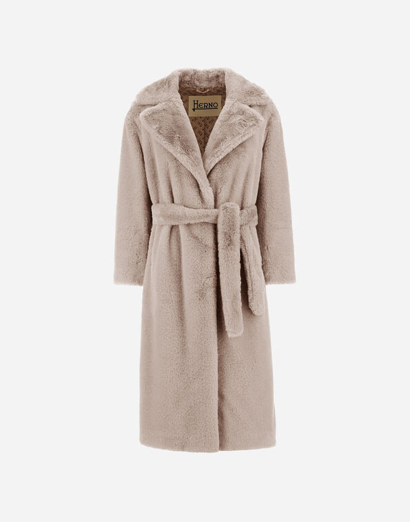 Herno COAT IN SOFT ALTERNATIVE FUR Chantilly CA000586D124221985