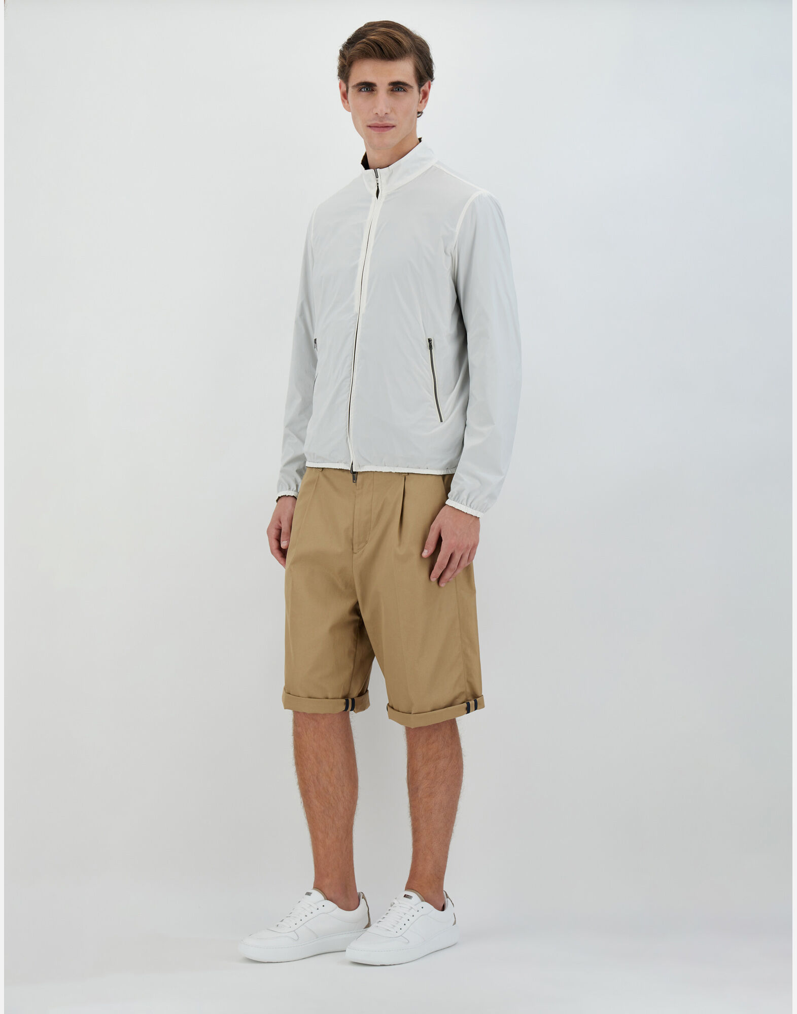REVERSIBLE MILLIONAIRE MICROFIBRE AND ECOAGE BOMBER JACKET