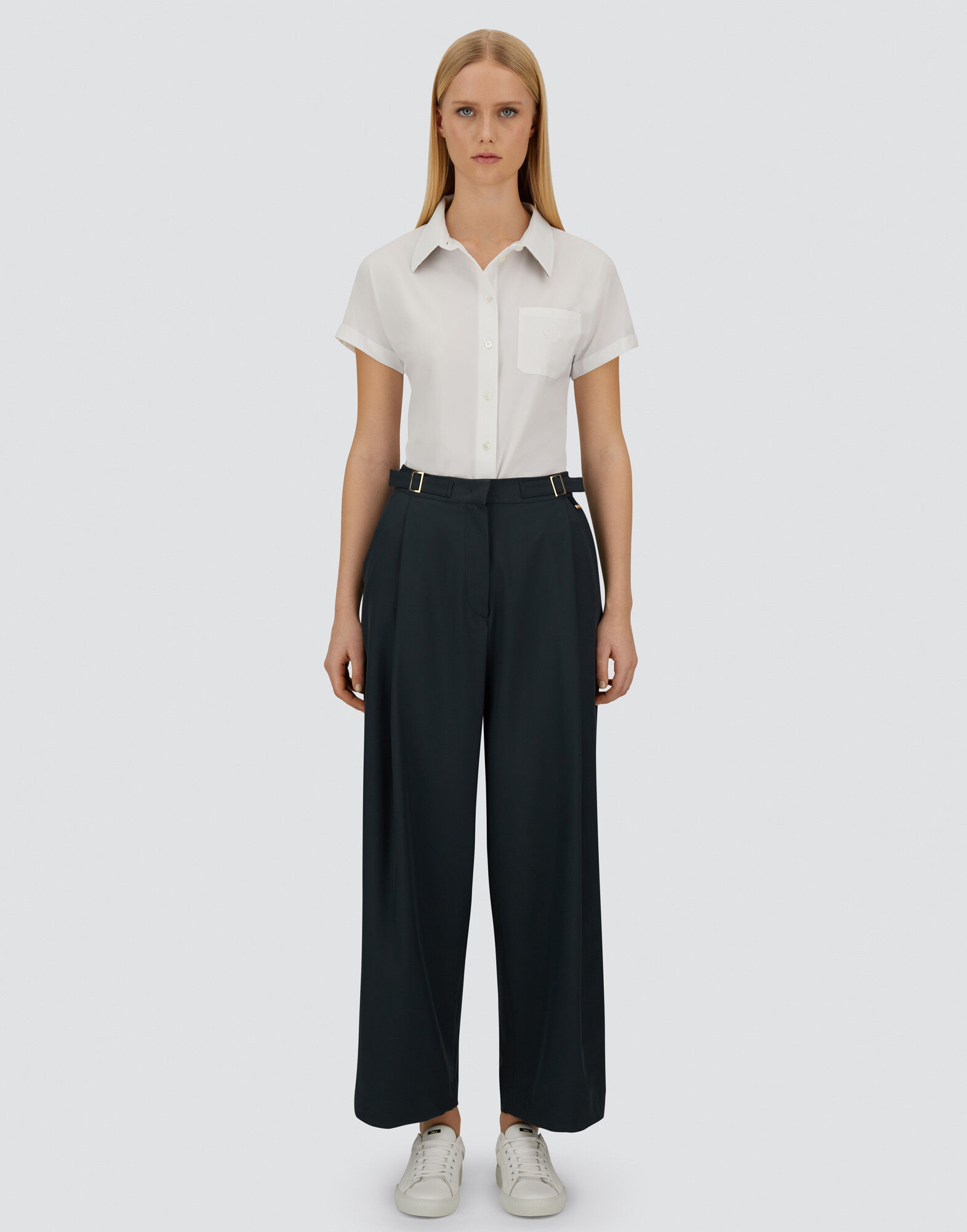 パンツ HERNO FW24 Stretch nylon trousers (PT00009DR 9433) Herno Stretch Nylon Trousers | italist