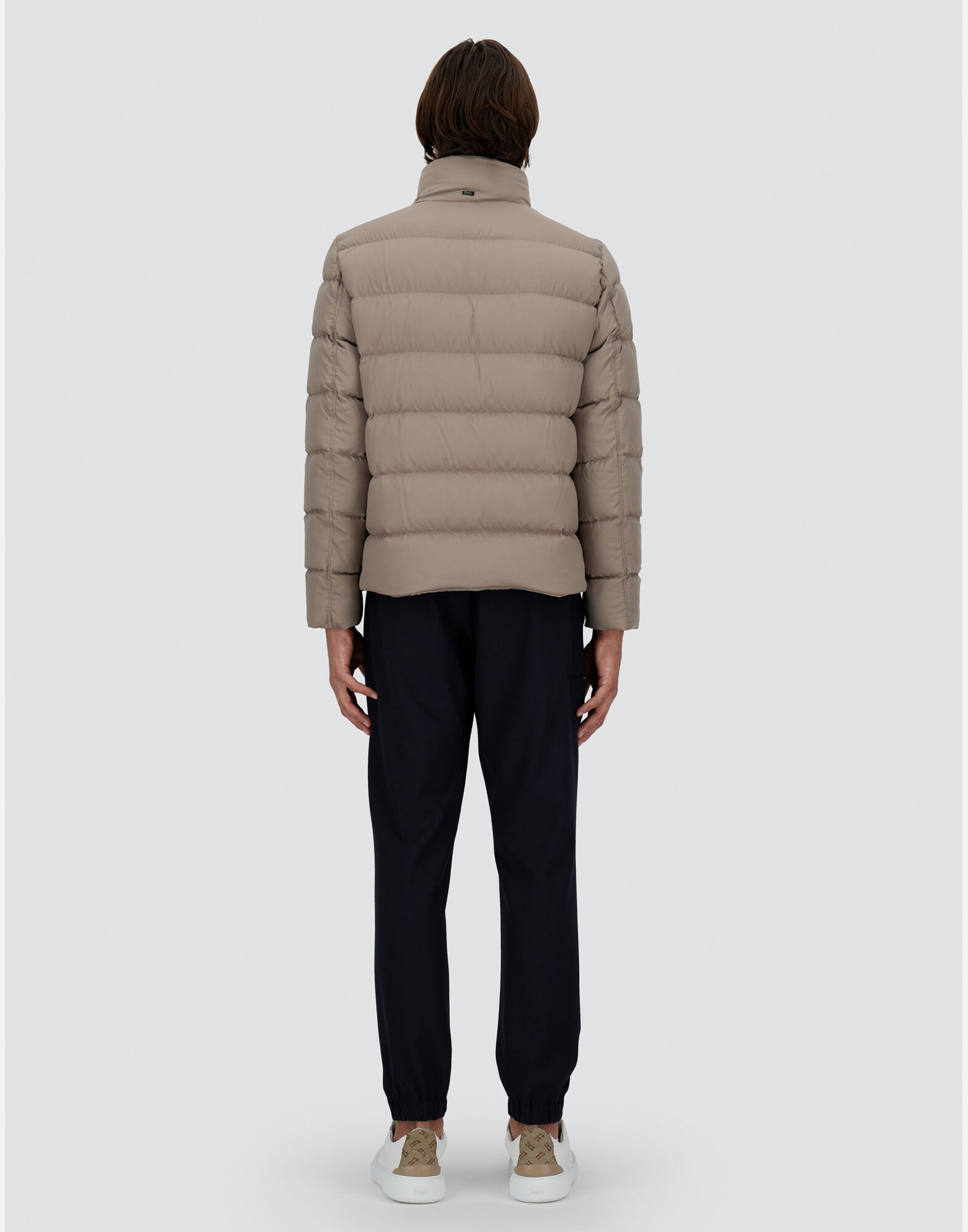 BOMBER EN ARENDELLE ET FAUX FUR en Gris tourterelle pour homme Herno