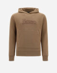 Herno ONLINE EXCLUSIVE COTTON HEAVY JERSEY UNISEX SWEATSHIRT Camel JG000002X500412155