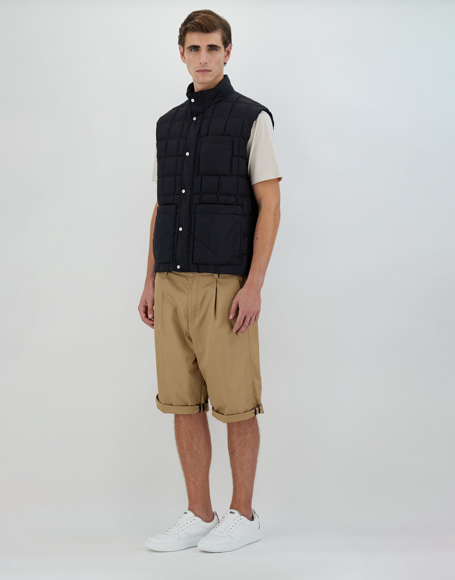 PADDED ECOAGE SLEEVELESS JACKET in Black for Men Herno