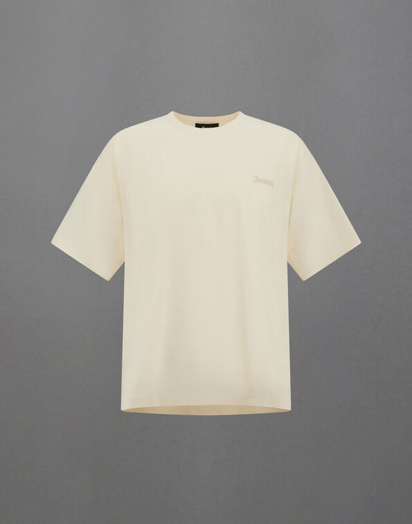 Herno LAMINAR T-SHIRT IN COMPACT JERSEY Ivory JG00078UL520001200