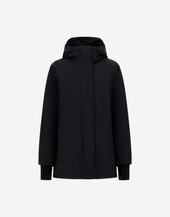 Herno A-SHAPE JACKET IN 2-LAYER WINDSTOPPER Black PI002227D128409300