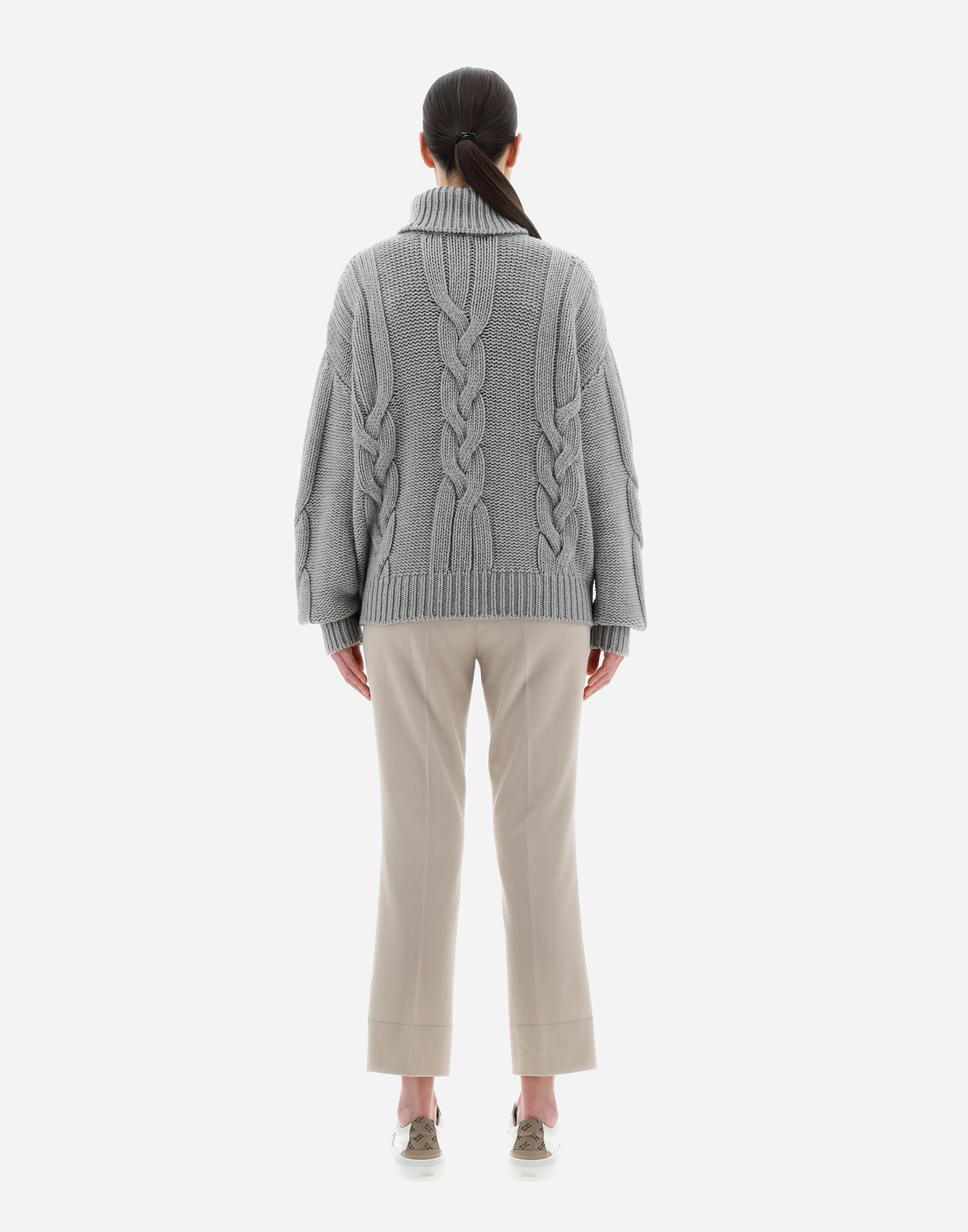 SWEATER IN COMFY INFINITY en Putty pour femme Herno