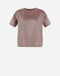 Herno RESORT T-SHIRT IN GLAMOUR CHENILLE Lilac JG00025DR520514025