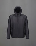 Herno LAMINAR HOODED JACKET IN QUILTED RIPSTOP Black GI00193UL128439300