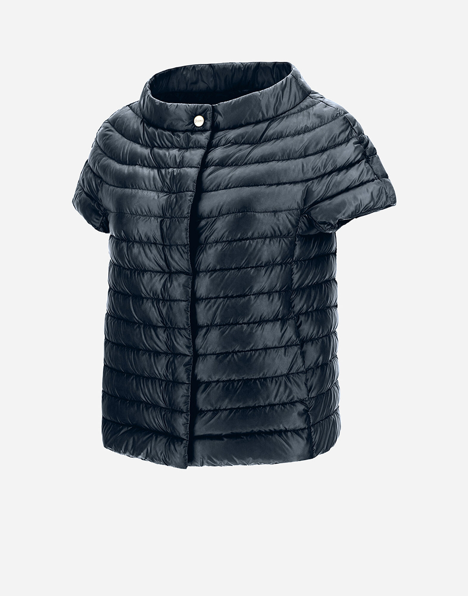 PIUMINO CAPPA ULTRALIGHT ICONICO HDM in Navy Blue for Women Herno