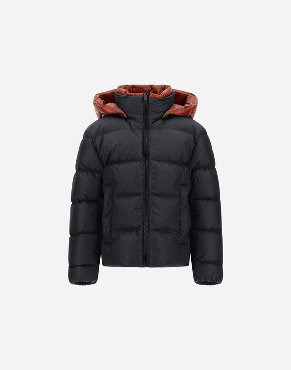 Herno JACKET IN NYLON CHAMONIX AND NYLON ULTRALIGHT Black Espresso PI000043X12004Z9389